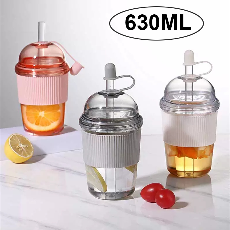 Xbloom Coffee Tea - 630ML Straw Cup with Lid and