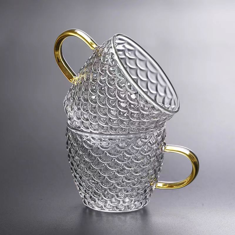 Glass Tea Cups small Cups Home - Coffee Tea And Sugar Set 评论和价格