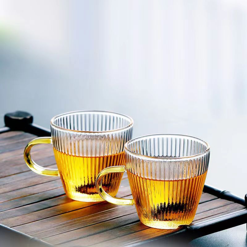 Glass Tea Cups small Cups Home - Coffee Tea And Sugar Set 评论和价格