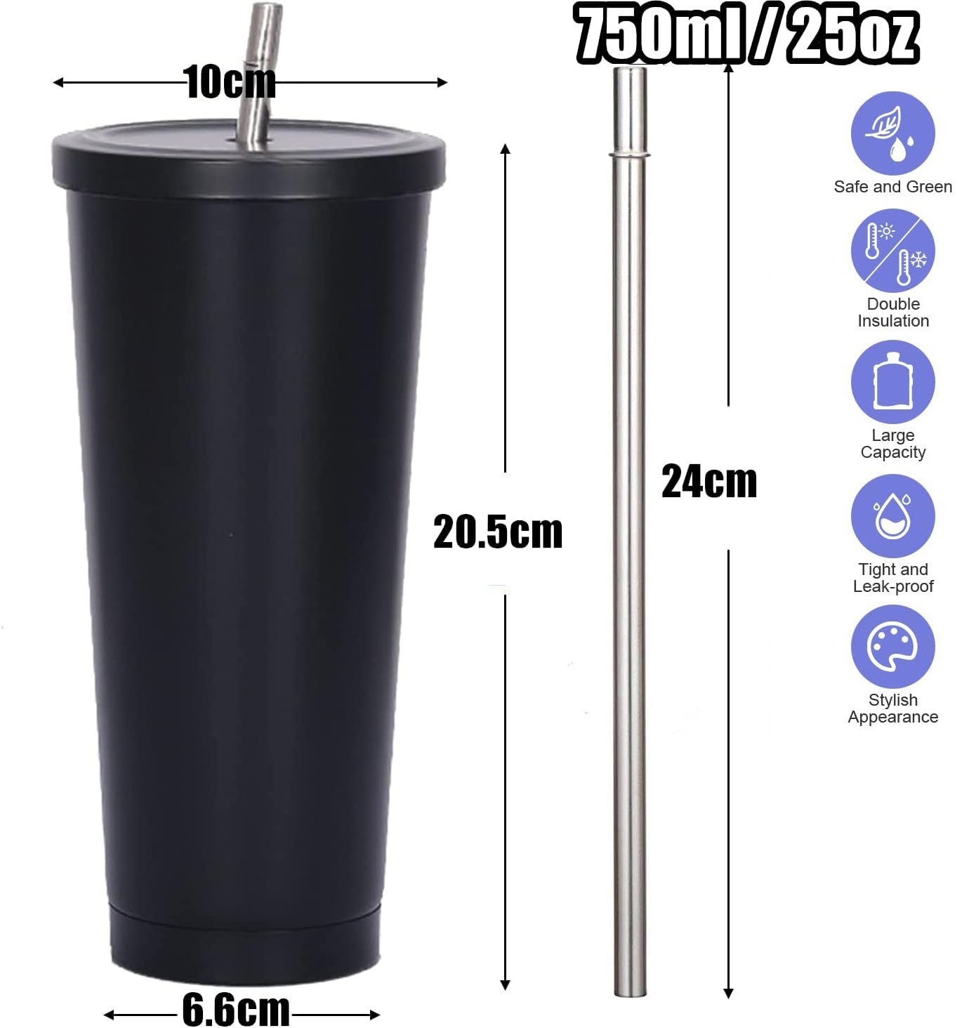 750ml Double-Wall Insulated Tu - Xbloom Coffee Tea 评论和价格