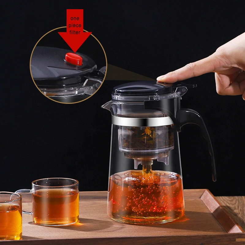 D2 Heat Resistant Glass Teapot - Coffee Tea And Sugar Set 评论和价格