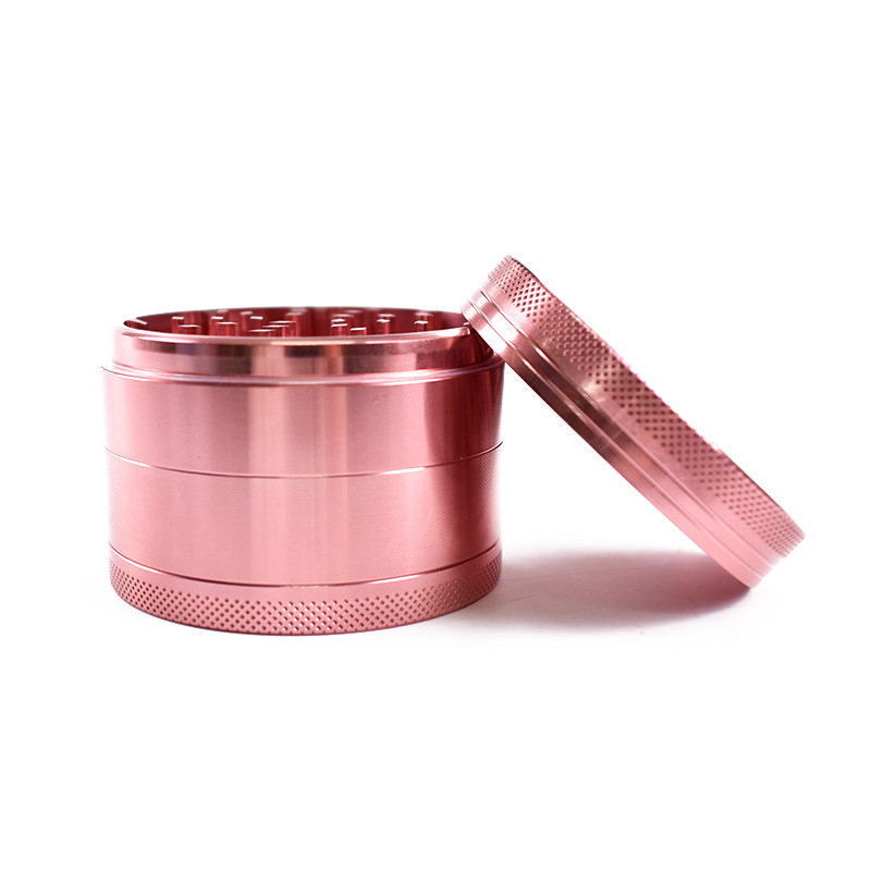 4-Pieces 40mm Herb Pink Tobacc - Burr Hand Grinder 评论和价格