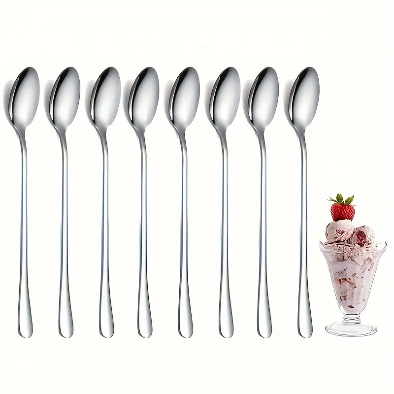 Stainless Steel 1/10pcs Long H - Coffee Tea And Sugar Set 评论和价格