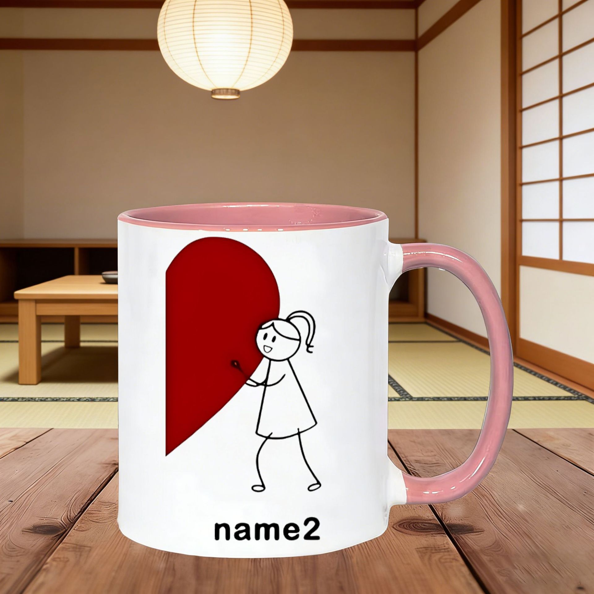 Customizable Name Heart-shaped - Coffee Tea Name 评论和价格