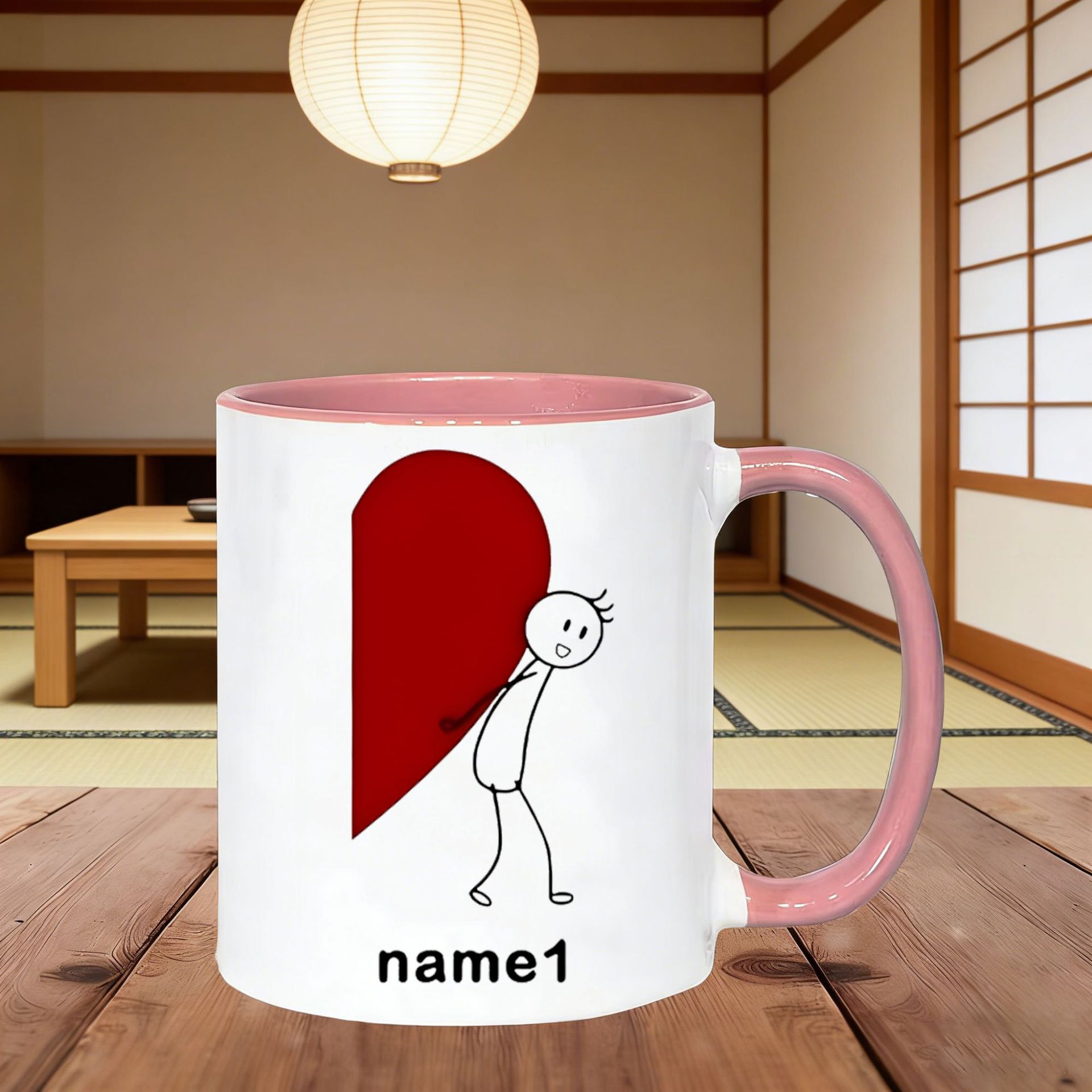 Customizable Name Heart-shaped - Coffee Tea Name 评论和价格