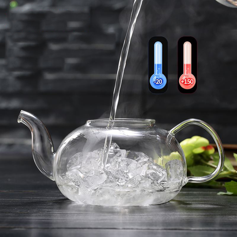 600/800ml Heat Resistant Glass - Coffee Tea And Sugar Set 评论和价格