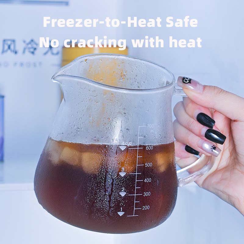 New High Borosilicate 700ml  G - Coffee Tea And Sugar Set 评论和价格