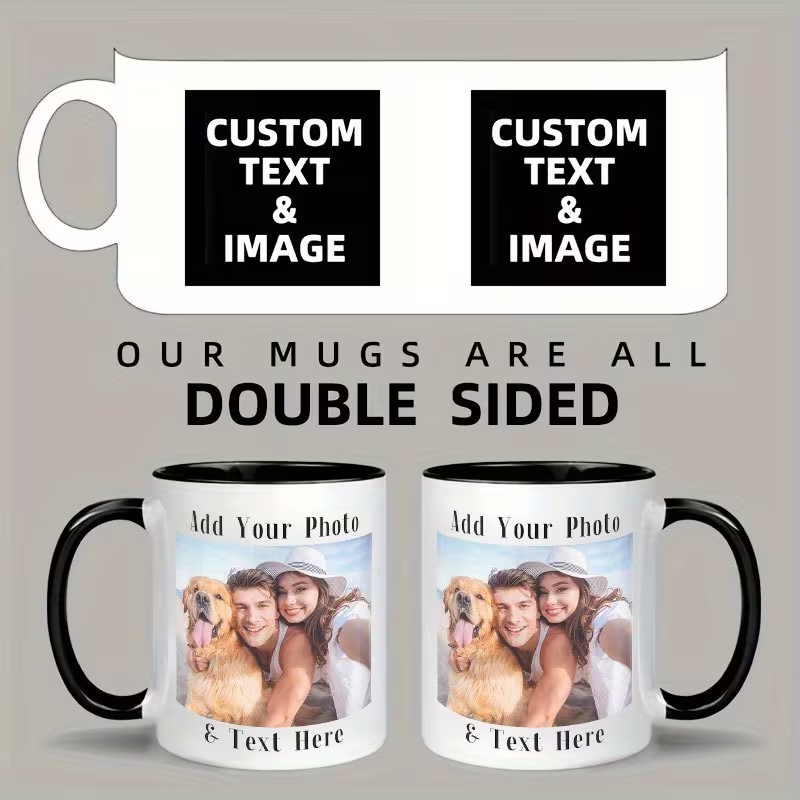 Customized Double Sided Photo  - Coffee Tea Name 评论和价格